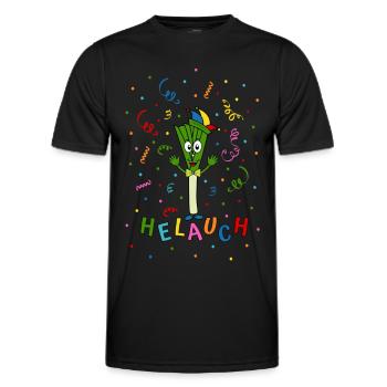 Lauch Helauch - Männer Funktions-T-Shirt - Schwarz - Vorne - AI Model Male 178 dark (178cm)