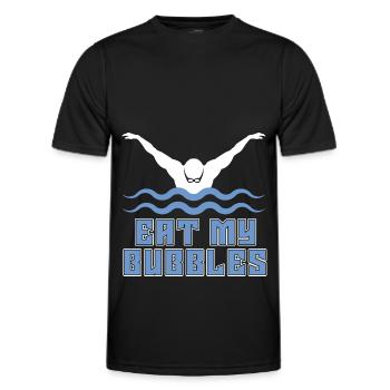 Nageurs nageurs - T-shirt sport Homme - noir - Devant - AI Model Male 178 dark (178cm)
