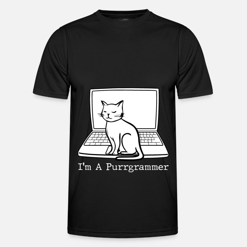 Programmer Coder Software Developer - Men's Functional T-Shirt - black