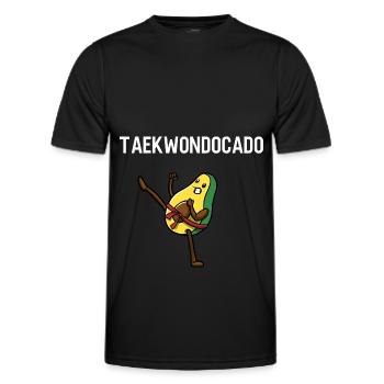 Taekwondo - Männer Funktions-T-Shirt - Schwarz - Vorne - AI Model Male 178 dark (178cm)