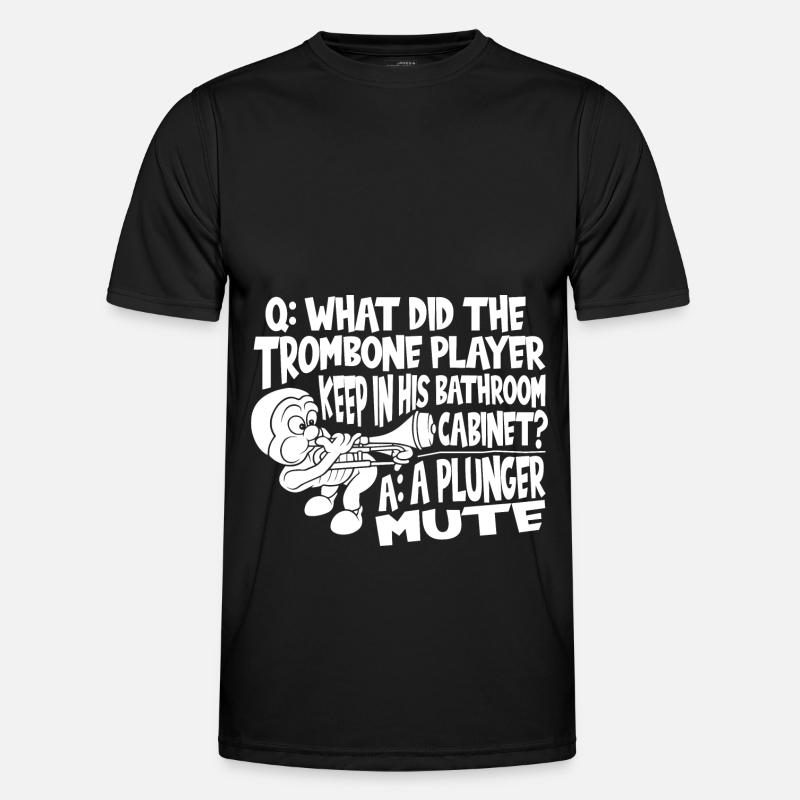 Trombone - Men's Functional T-Shirt - black