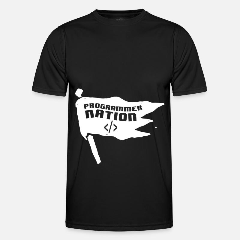 Programmierer Coder Software Entwickler - Männer Funktions-T-Shirt - Schwarz
