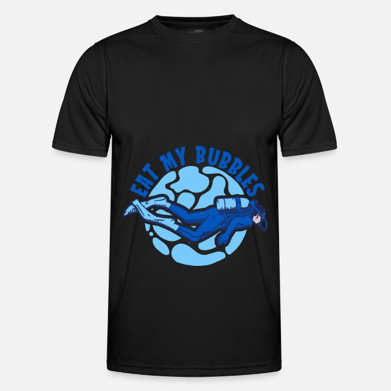 Scuba Diving Divers Diving - Men's Functional T-Shirt - black