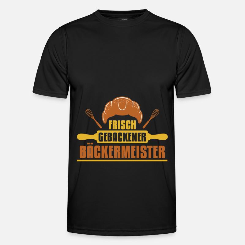Bäcker Backen Konditor Männer Funktions-T-Shirt