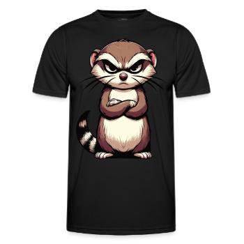 Furets Gardiens de furets Propriétaires de furets - T-shirt sport Homme - noir - Devant - AI Model Male 178 dark (178cm)