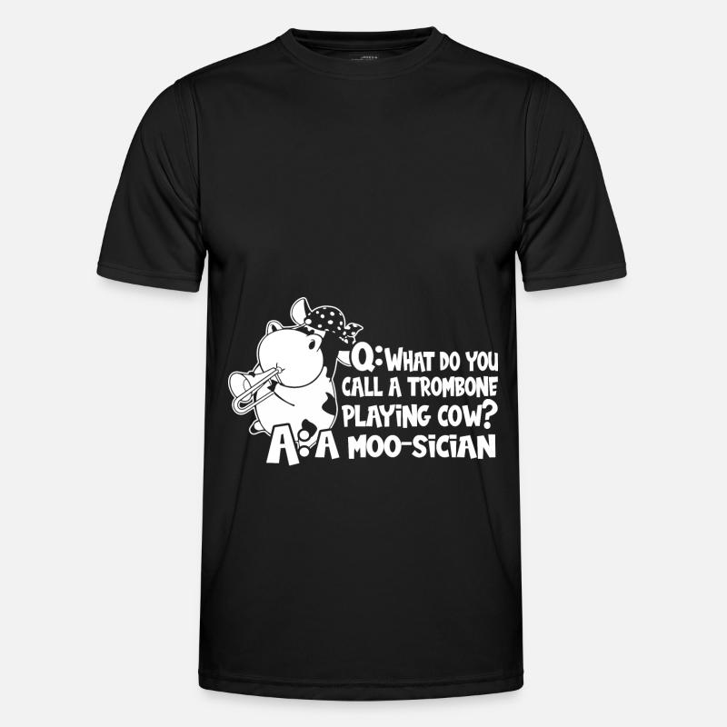 Trombone - Men's Functional T-Shirt - black