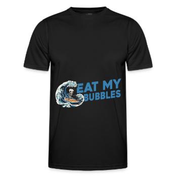 Surf Surfer Surfer - T-shirt sport Homme - noir - Devant - AI Model Male 178 dark (178cm)