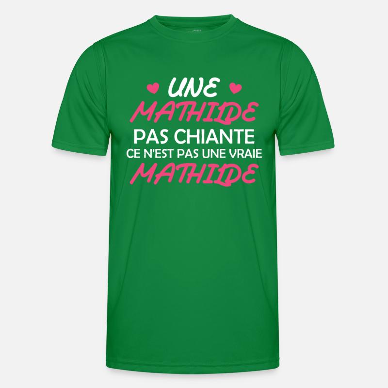 Une Mathilde pas chiante ce n est pas une vraie T-shirt sport Homme