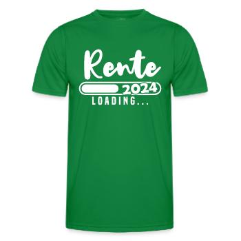 Rente 2024 Loading - Männer Funktions-T-Shirt - Kelly Green - Vorne - AI Model Male 178 dark (178cm)