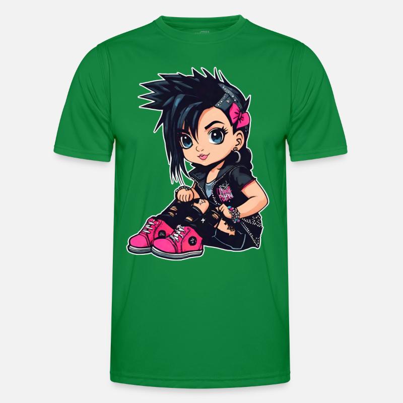 Fille punk gothique cool T-shirt sport Homme