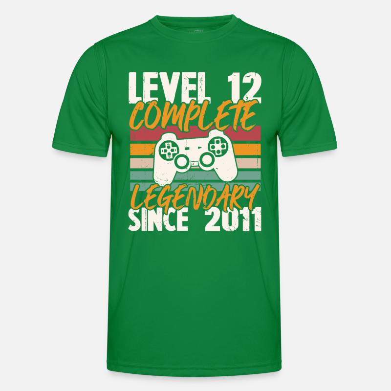 Geburtstagsgeschenk, Level 12 Complete 2011 Männer Funktions-T-Shirt