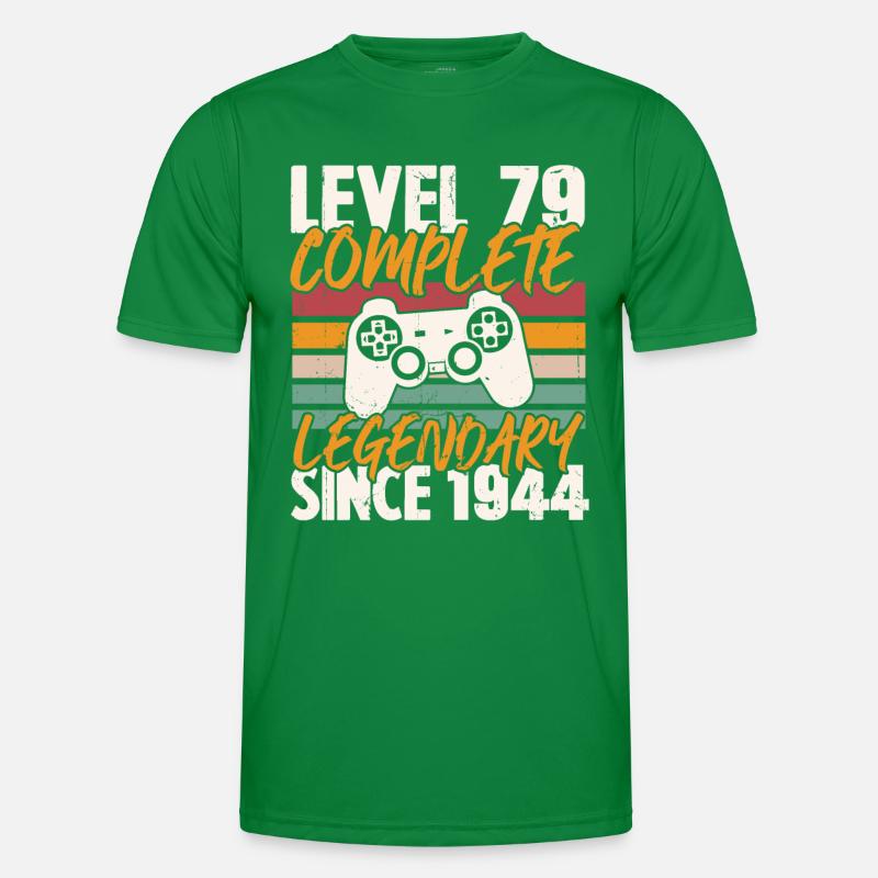 Geburtstagsgeschenk, Level 79 Complete 1944 Männer Funktions-T-Shirt