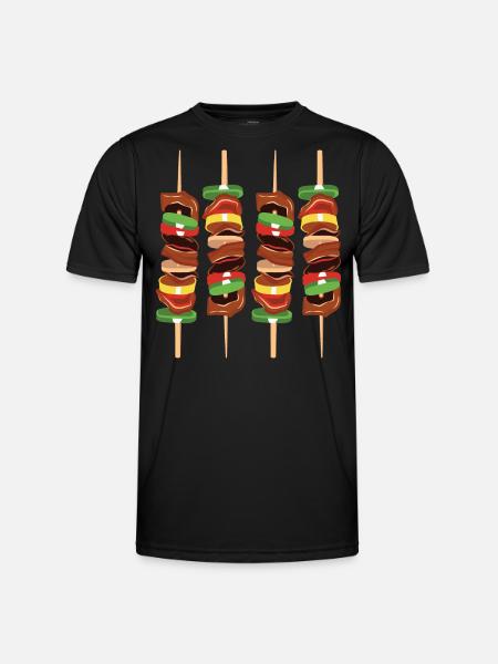 Fast food - Men's Functional T-Shirt - black