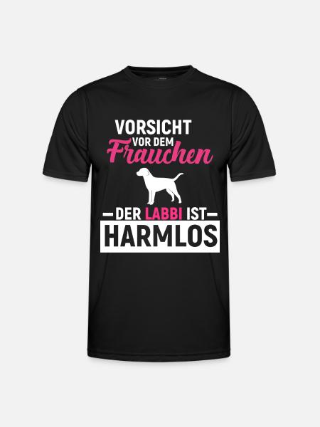 Labrador Retriever - Männer Funktions-T-Shirt - Schwarz