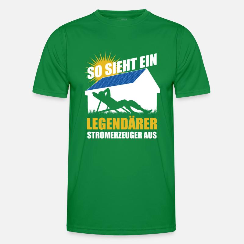 So sieht ein legendärer Stromerzeuger aus - Solar Männer Funktions-T-Shirt