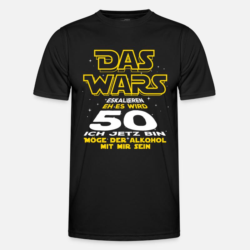 Das Wars, 50 ich jetzt bin. Geburtstag Geschenk Männer Funktions-T-Shirt