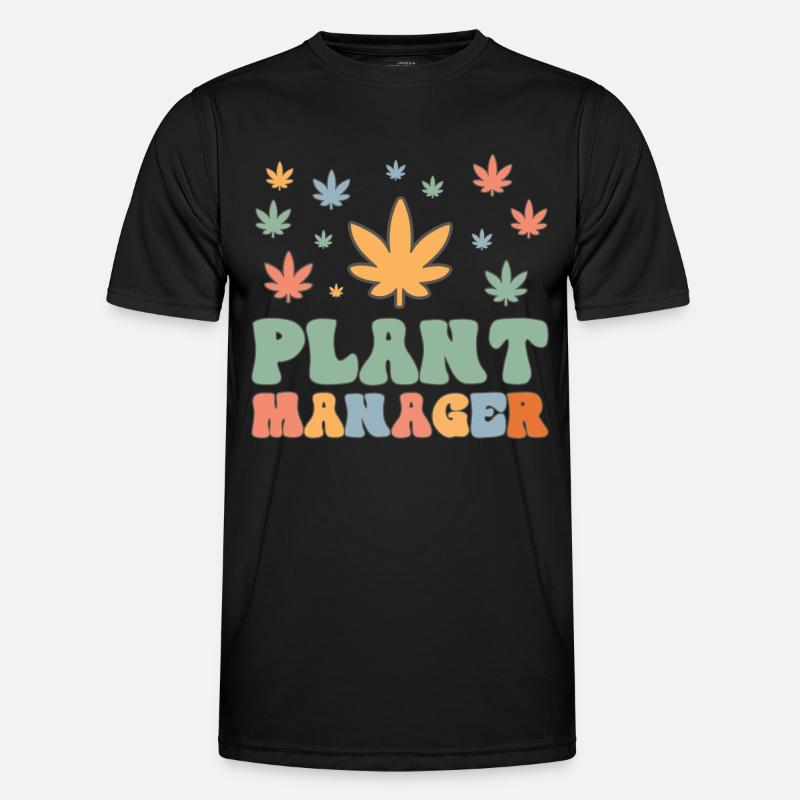 Cannabis Marijuana Weed Smoking Men's Functional T-Shirt