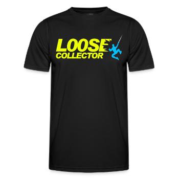 Loose Collector - Collecteur et déballeur - T-shirt sport Homme - noir - Devant - AI Model Male 178 dark (178cm)
