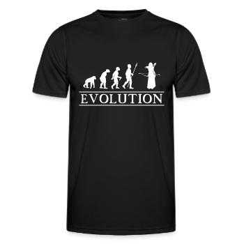 Gaming RPG Archery Evolution - Männer Funktions-T-Shirt - Schwarz - Vorne - AI Model Male 178 dark (178cm)