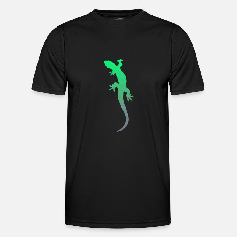 Gecko Salamander Echse Männer Funktions-T-Shirt