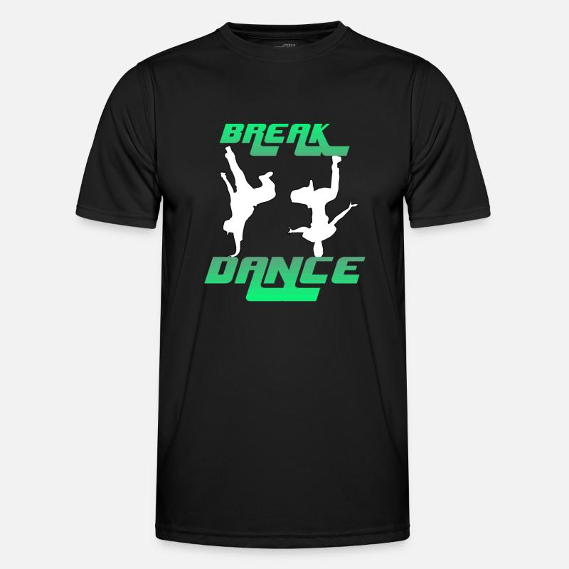 Break Dance Männer Funktions-T-Shirt