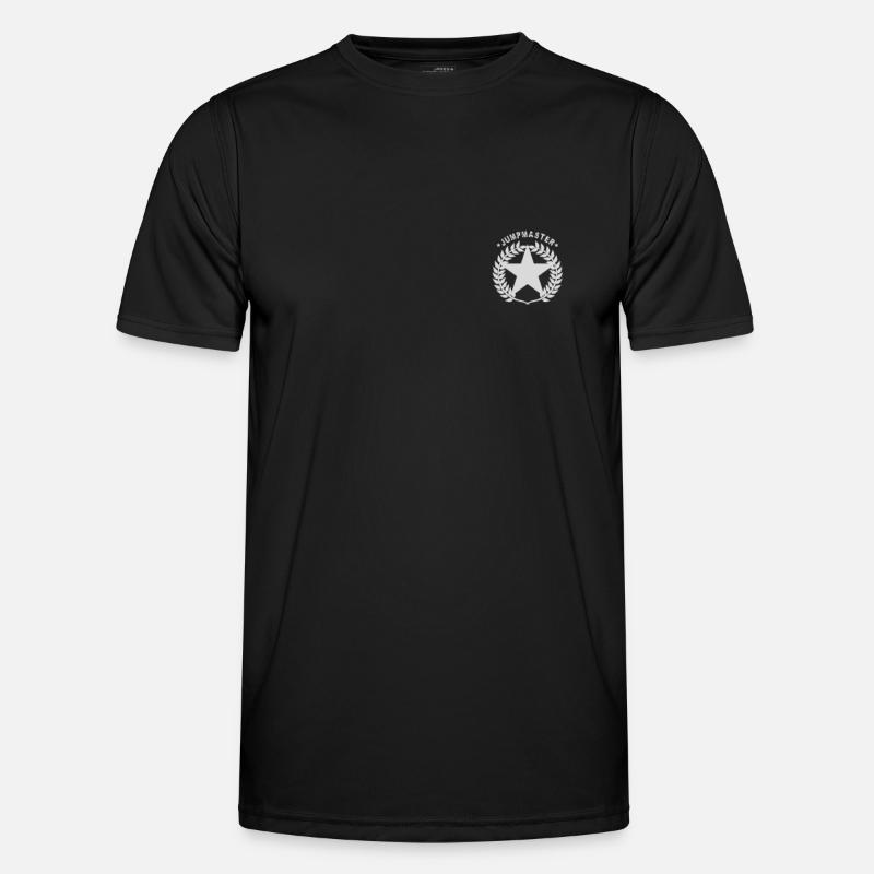 Paratrooper Jumpmaster Star - Men's Functional T-Shirt - black