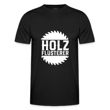 Tischler Schreiner Meister Forster Geschenk - Männer Funktions-T-Shirt - Schwarz - Vorne - AI Model Male 178 dark (178cm)
