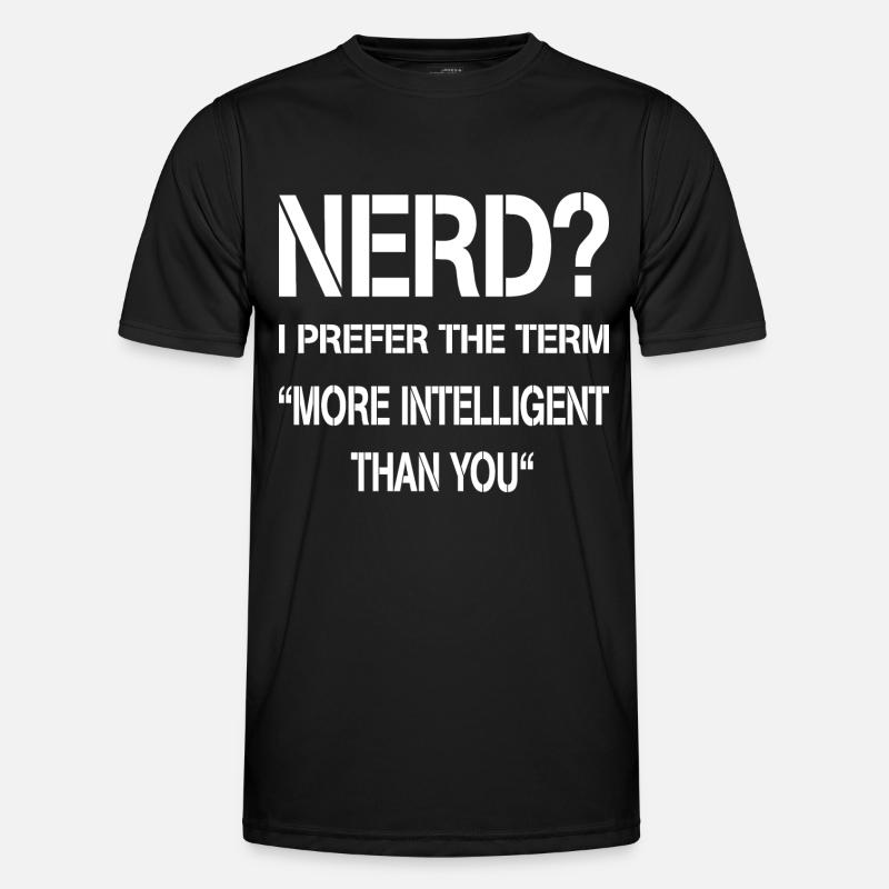 Nerd - Men's Functional T-Shirt - black