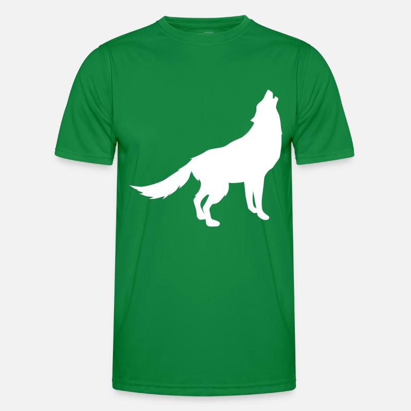 Wolf Männer Funktions-T-Shirt