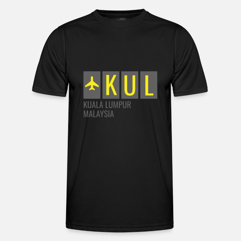 KUL Kuala Lumpur Malaisie Code de l’aéroport T-shirt sport Homme