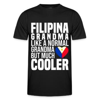Philippinen - Männer Funktions-T-Shirt - Schwarz - Vorne - AI Model Male 178 dark (178cm)