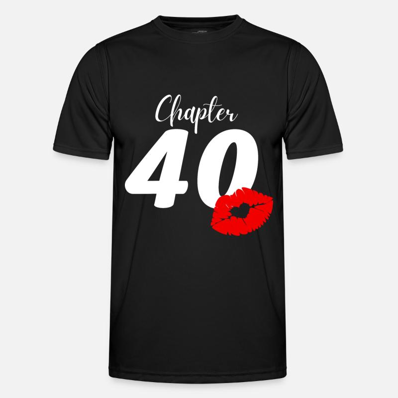 40. Geburtstag - Männer Funktions-T-Shirt - Schwarz