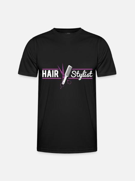 Coiffeur Coiffeur Coiffeur Coiffeur Coiffeurs - T-shirt sport Homme - noir