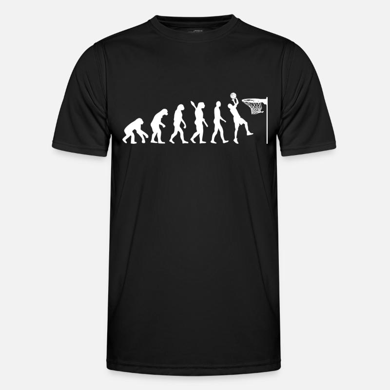 Evolution Basketball Game - Men's Functional T-Shirt - black