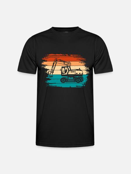Excavator - Men's Functional T-Shirt - black