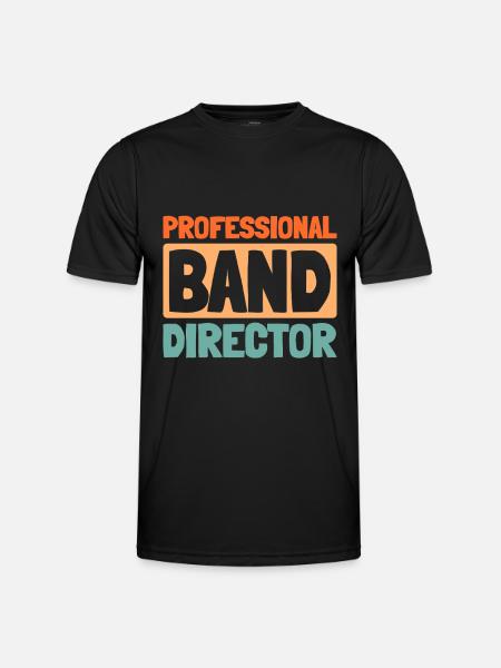 Band Director - Men's Functional T-Shirt - black