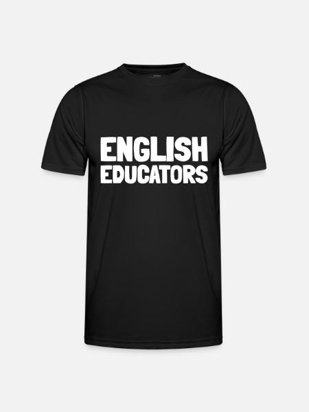 Englischlehrer Englisch Lehrer Team - Männer Funktions-T-Shirt - Schwarz