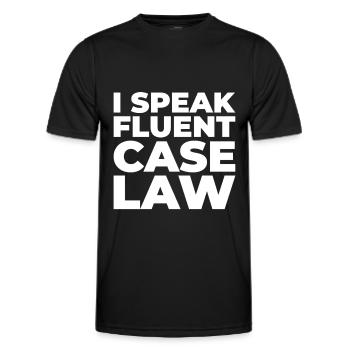 Jurist - Männer Funktions-T-Shirt - Schwarz - Vorne - AI Model Male 178 dark (178cm)