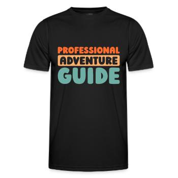 Guide - T-shirt sport Homme - noir - Devant - AI Model Male 178 dark (178cm)