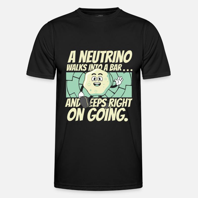 Physik Physiker - Männer Funktions-T-Shirt - Schwarz
