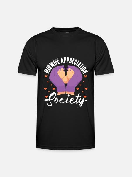 Sage-femme Futur sage-femme - T-shirt sport Homme - noir