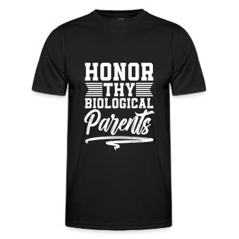 Biologie Biologe Kinder Biologie - Männer Funktions-T-Shirt - Schwarz - Vorne - AI Model Male 178 dark (178cm)