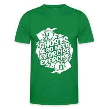 Halloween Komisch - Männer Funktions-T-Shirt - Kelly Green - Vorne - AI Model Male 178 dark (178cm)