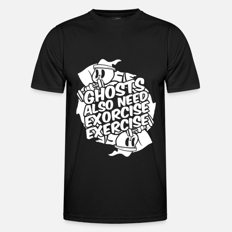 Halloween Komisch - Männer Funktions-T-Shirt - Schwarz