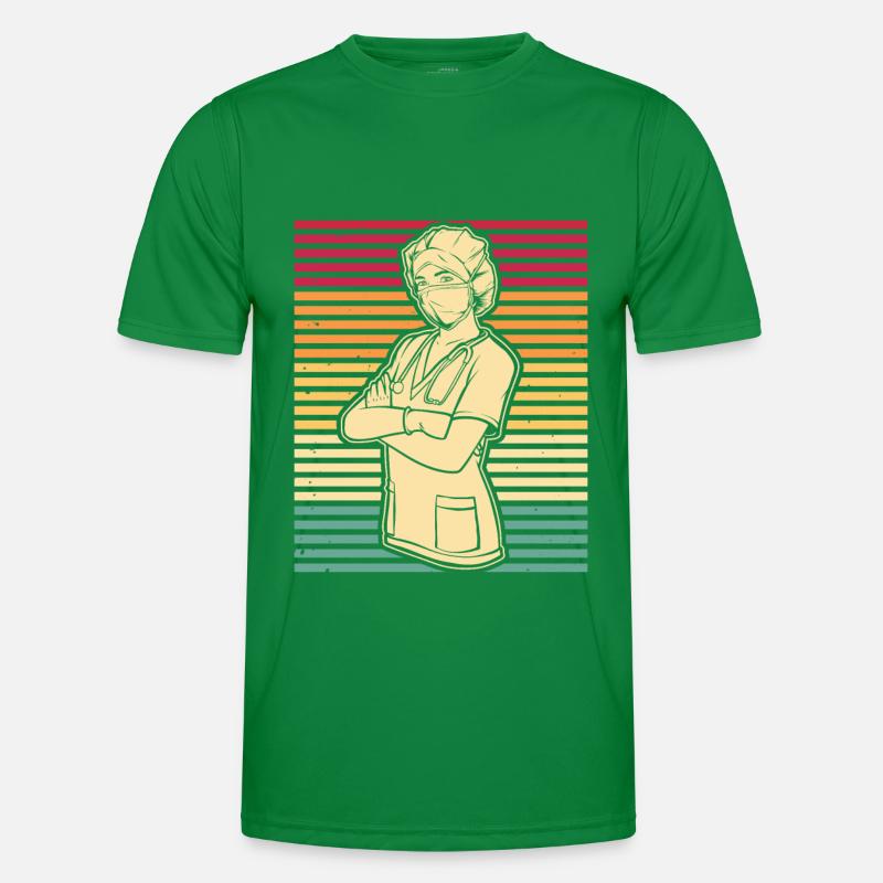 Krankenschwester Männer Funktions-T-Shirt