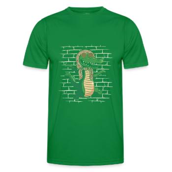 Krokodil Alligator - Männer Funktions-T-Shirt - Kelly Green - Vorne - AI Model Male 178 dark (178cm)