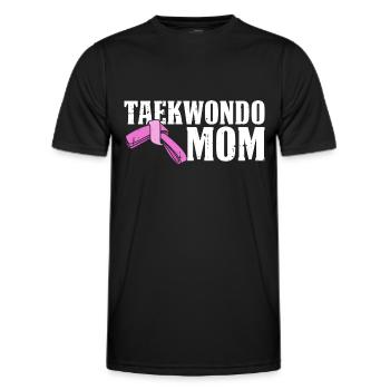 Taekwondo - Männer Funktions-T-Shirt - Schwarz - Vorne - AI Model Male 178 dark (178cm)