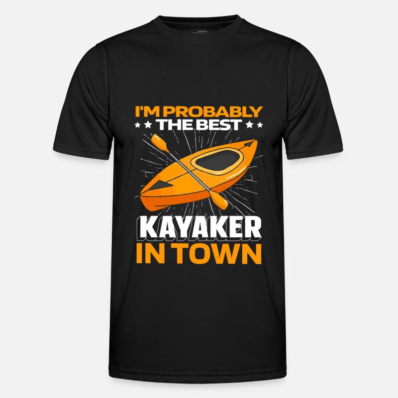 Kajaker Witzig Männer Funktions-T-Shirt