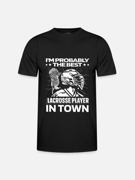 Lacrosse Funny - Men's Functional T-Shirt - black
