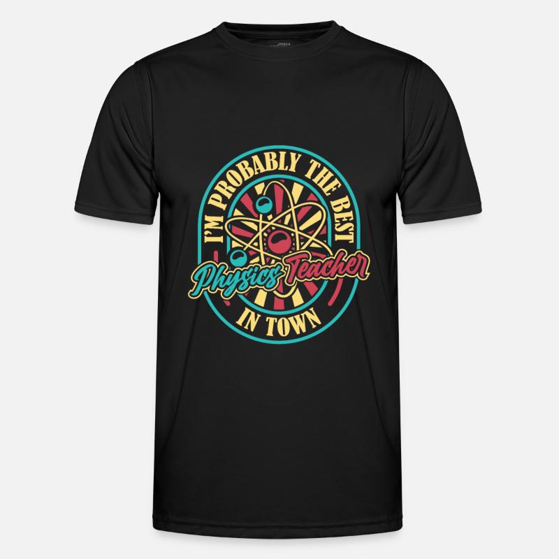 Physics Phyiker Funny - Men's Functional T-Shirt - black